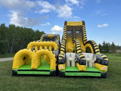 IMG 6482 1719377741 #87 120' Atomic Rush obstacle course with 24’ Slide