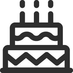 Birthday Party Icon Home