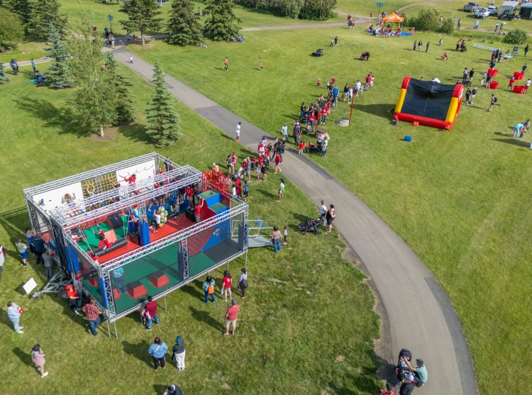 Mobile Ninja Warrior Course