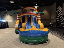 TIKI20JPEG205 1744220287 #092 20' Tiki Double Lane Slide (Waterslide)