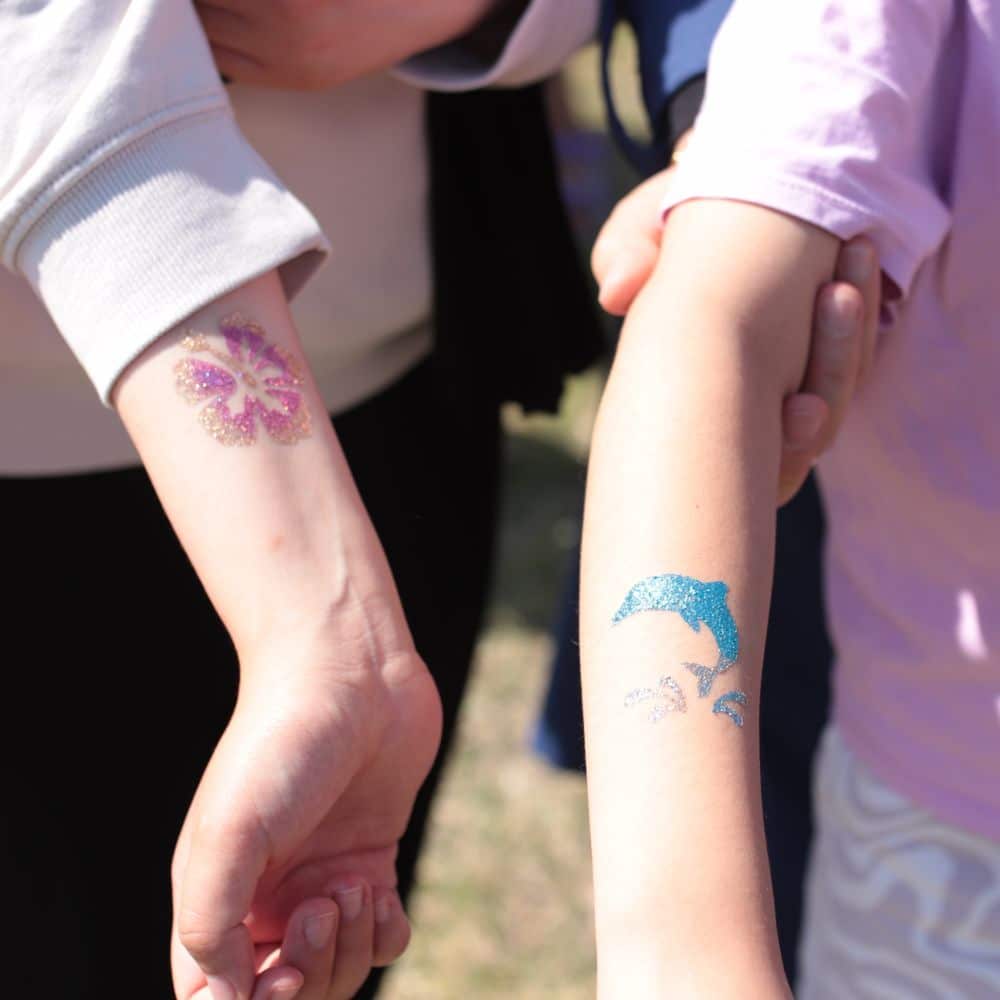 Glitter tattoos services Home