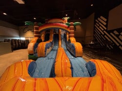 TIKI20JPEG202 1744220284 #092 20' Tiki Double Lane Slide (Waterslide)